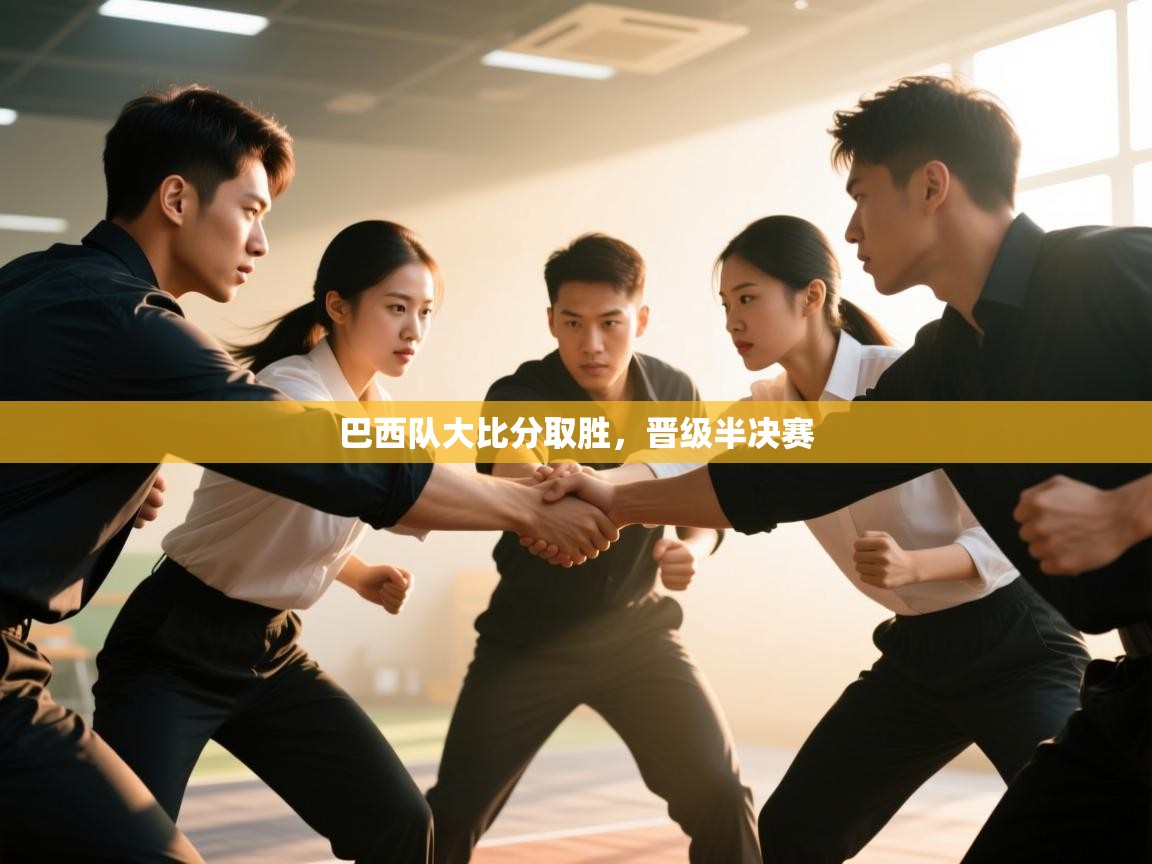 巴西队大比分取胜，晋级半决赛  第1张